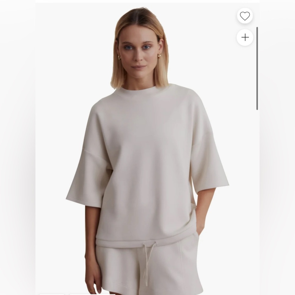Varley Alden Short Sleeve Sweat Top